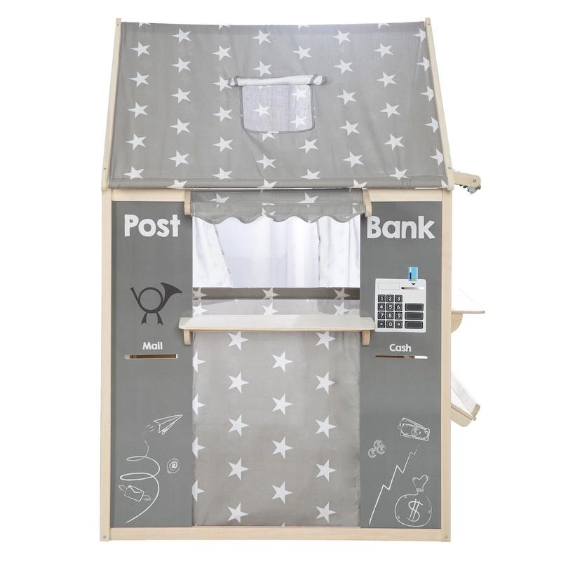 Многофункциональный игровой домик ROBA серый/звезды 71v0cghbt1ydxhyw0x9d0m1892xyaklw