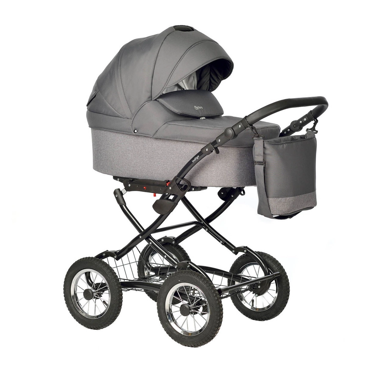 Коляска 2 в 1 Indigo BARBARA Classic т.серый vqn811dcyh229vst77m1y0ux6rwb96wh