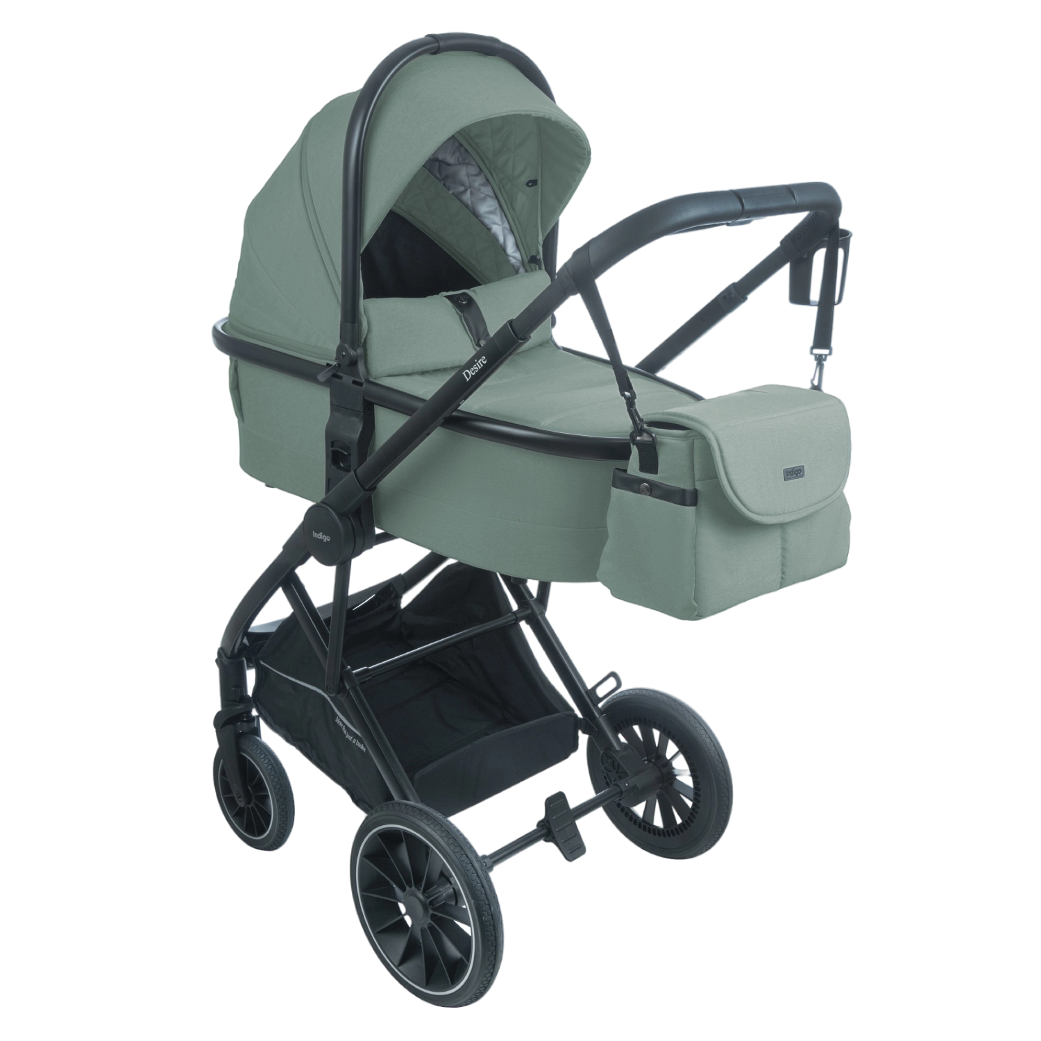 Коляска 3 в 1 INDIGO DESIRE зеленый f570f4493293625349620086242991a0