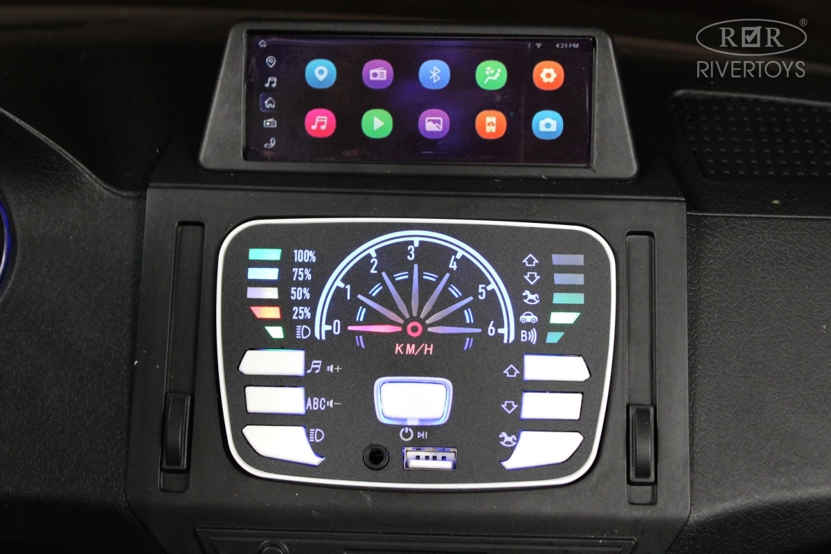 Детский электромобиль RiverToys F555FF серый глянец 5cl5h2q5okxx6capukor5tu5oh7s54bf