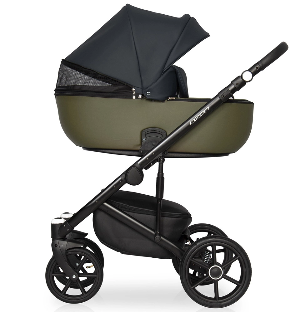 Коляска 2 в 1 RIKO BASIC OZON 02 черно-зеленый ipd9g11kfwv6n3kil3yjoc05u0o8nm84