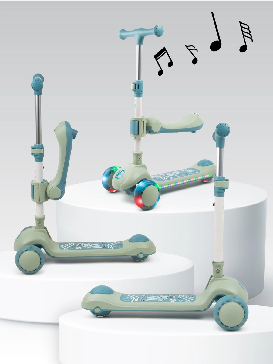 Самокат (кикборд) трехколесный Amarobaby Art Синий oubmzf1zay2gexpbt0ywlno657lx1wx1