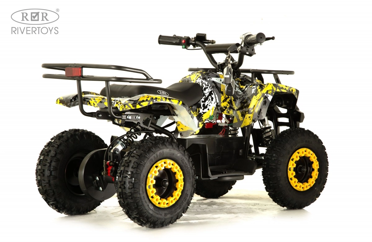 Детский электроквадроцикл RiverToys TIKI желтый спешл 2p6irxwnsrmwn3jfootsue3h8yal7tux