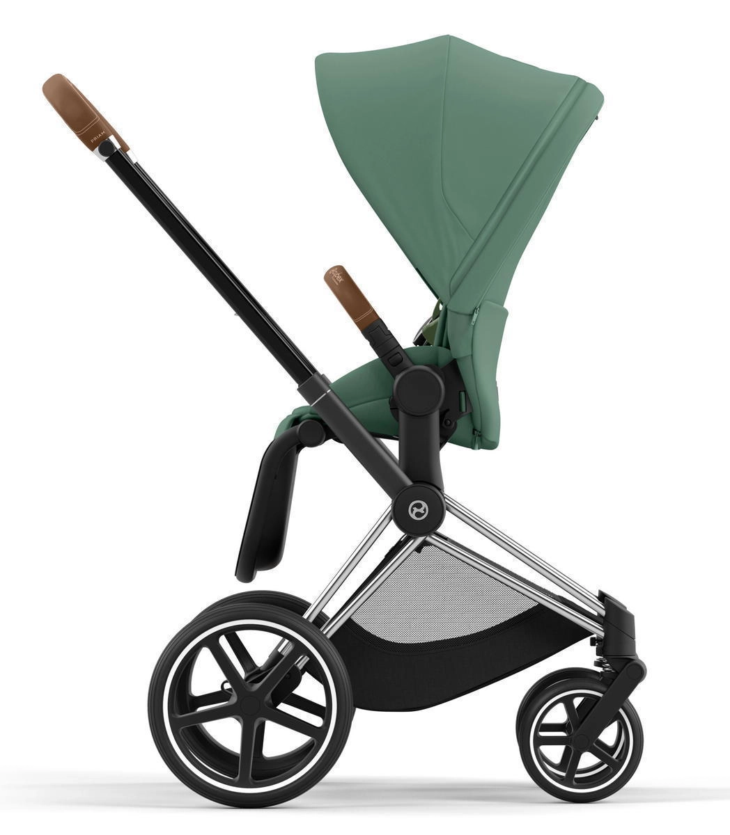 Коляска 2 в 1 Cybex Priam IV (шасси Chrome Brown) Leaf Green 73fendq0xbfugwqbshi9cbup0t2meecp