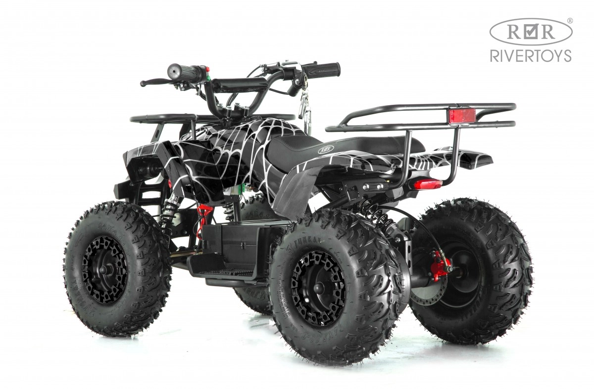Детский электроквадроцикл RiverToys TIKI LUX черный спайдер 73rfpbxvaxnndjxznrzoib6fbggsqu6u