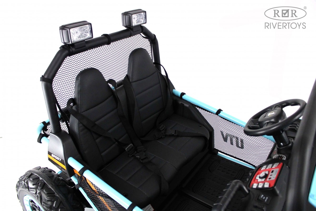 Детский электромобиль RiverToys P555PP голубой rguriidpi5787h6lqur7u5gvpclm22jq