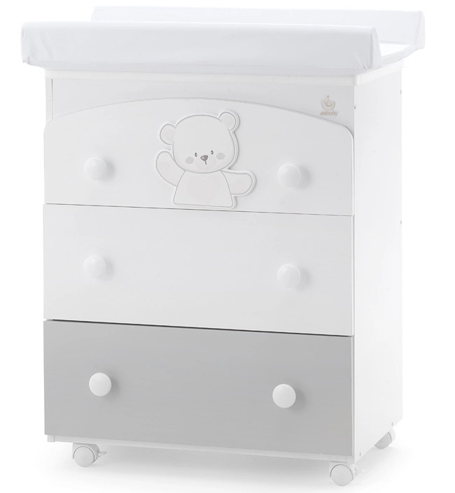 Пеленальный комод Italbaby Jolie Белый/Серый 6zlwkhklcl6jlf81l9e2fm3plvuv7l6w