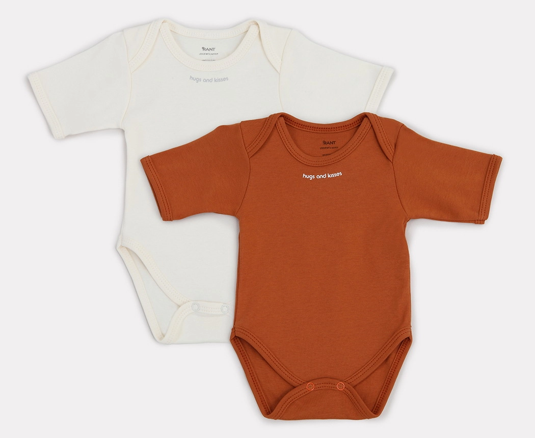 Боди Rant Hugs and Kisses с коротким рукавом 2 шт. 74 Curry Brown 22cfzrusivw4hu7s42ljozzk4t00wkuw