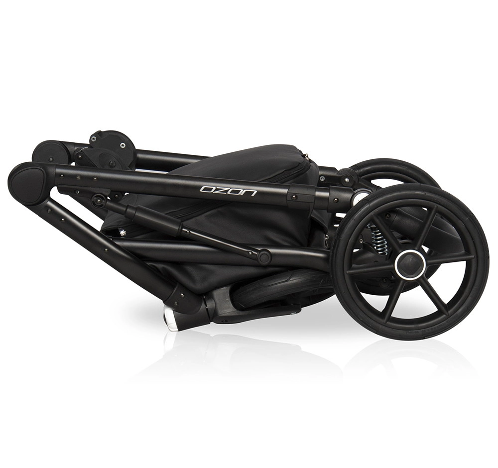 Коляска 2 в 1 RIKO BASIC OZON 06 черный u0xr9hk222vsqe6a65xr7fndm7z985fe