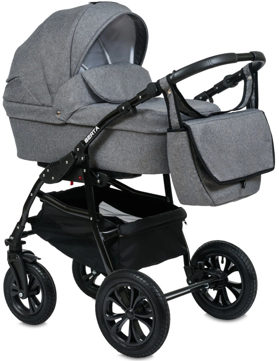 Коляска 2в1 Alis BERTA т.серый pw7i94k19jedbhlzdhkvsj29fhowux7r