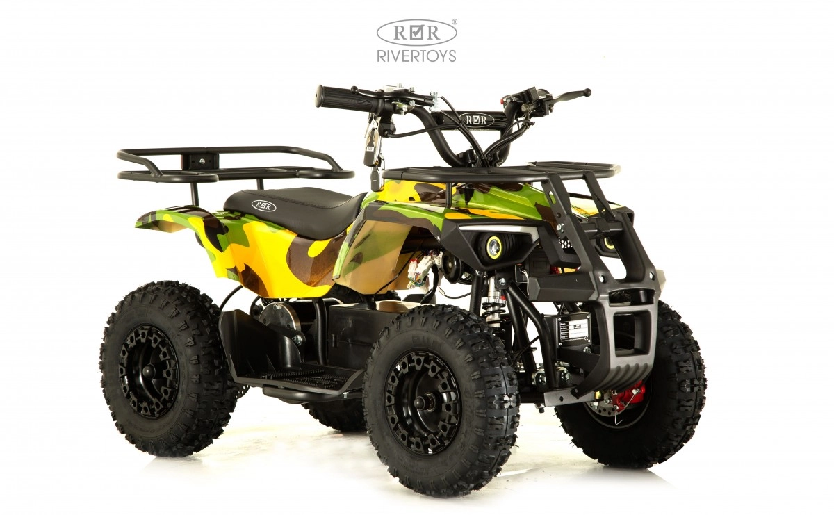 Детский электроквадроцикл RiverToys TIKI желтый камуфляж dghp546d876m7gazun8b4b97o802sg22