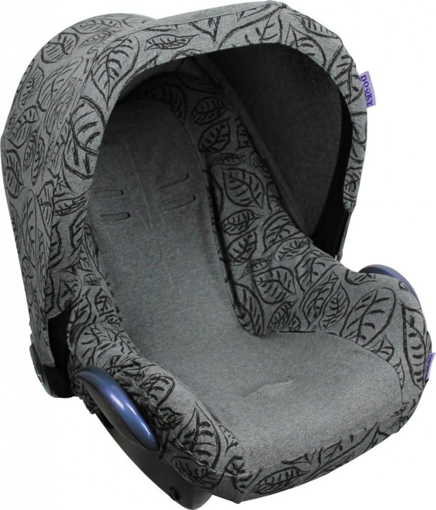 Чехол в автокресло Xplorys Dooky Seat cover 0+ Grey Leaves bqitx308l6an2smew6ny2tivjzkfoys5
