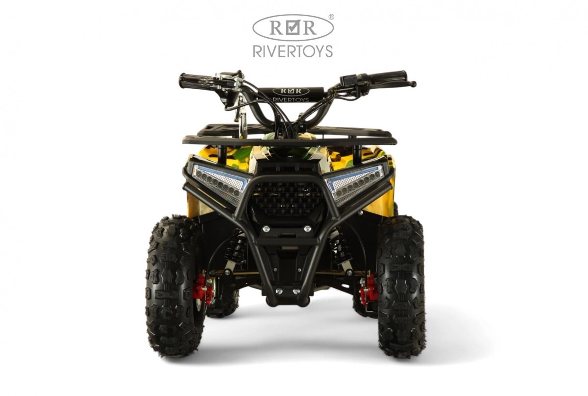 Детский электроквадроцикл RiverToys MIKA LUX желтый камуфляж 9f0qjkcbufstz2g8l7izsm3ouzaq35r1