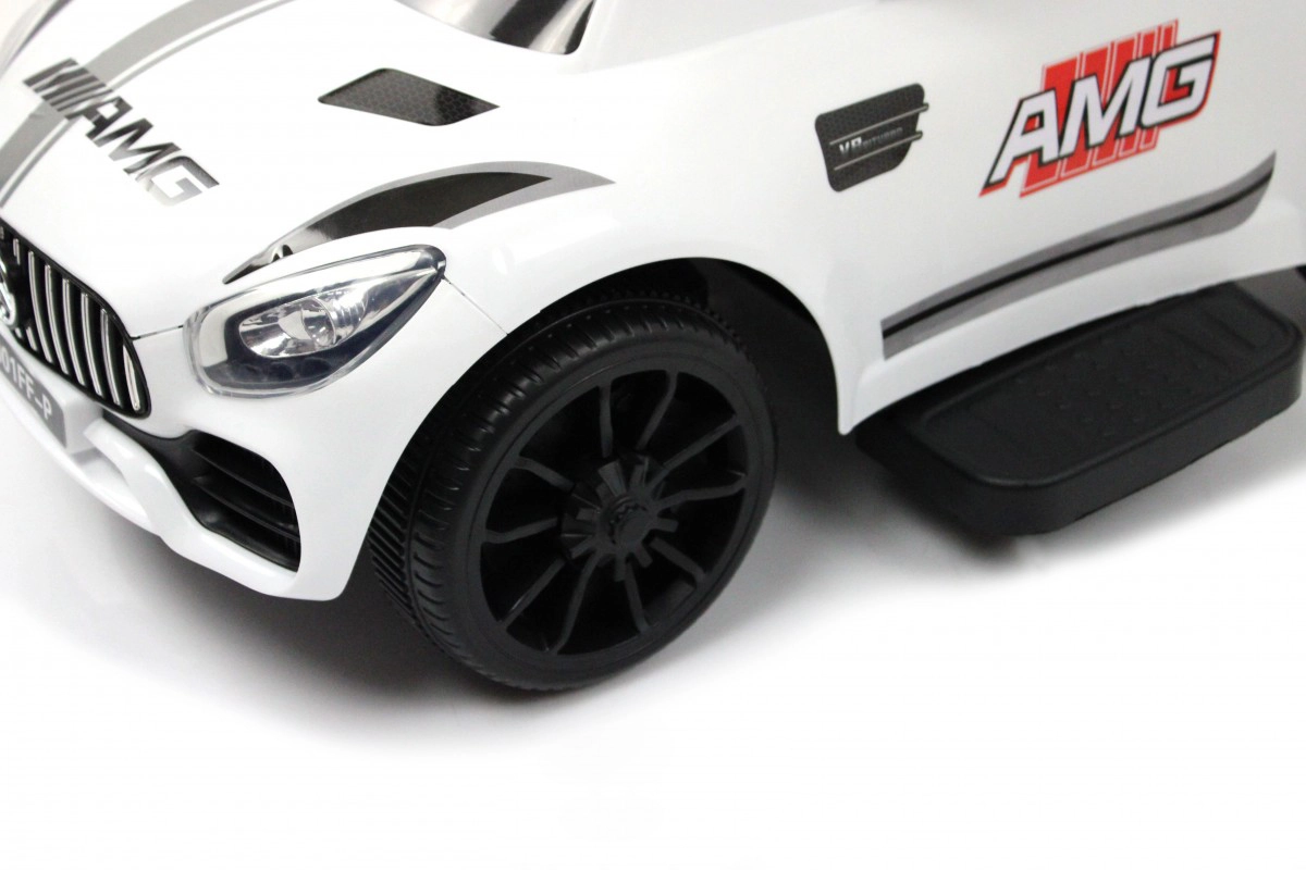 Детский толокар RiverToys F001FF-P с родительской ручкой белый z3tnvi80qhmw0mv03fbujbiqm5tm3mr5