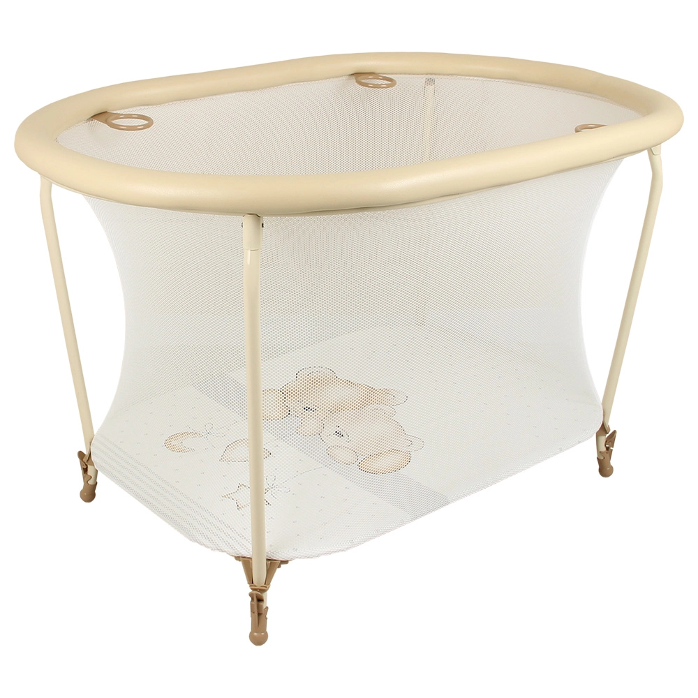 Манеж детский Globex Овал коллекция Мишки Бежевый 108133607-manezh-detskii-globex-oval-kollekciya-mishki-bezhevii