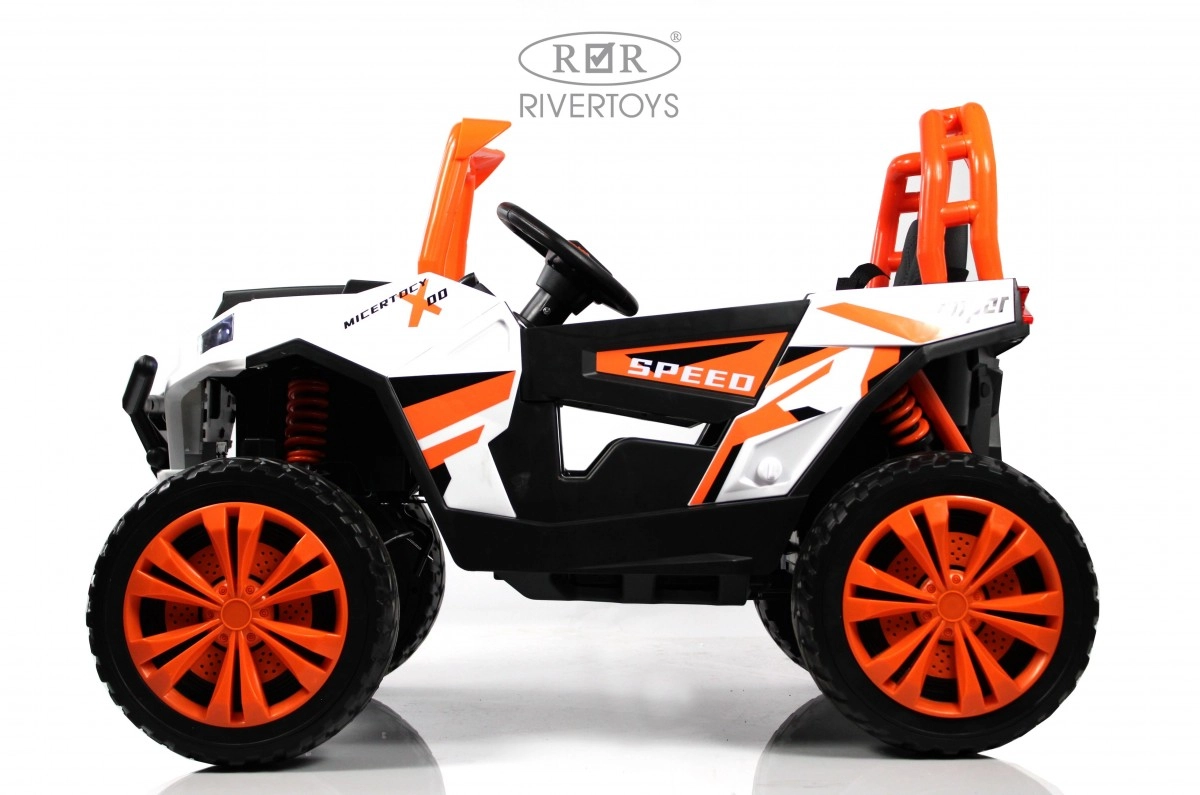 Детский электромобиль RiverToys F888FF-A оранжевый 3vablt8zo5u4lw51cqazolj6tgc31cr3