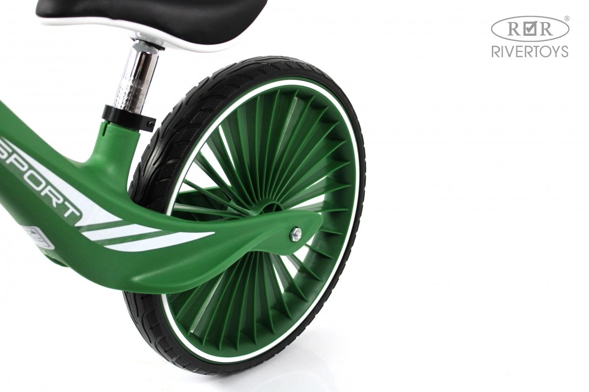 Детский беговел RiverToys HB-007-14 зеленый 9xxkld2cexz8avyyai6q0882u75vcwvk
