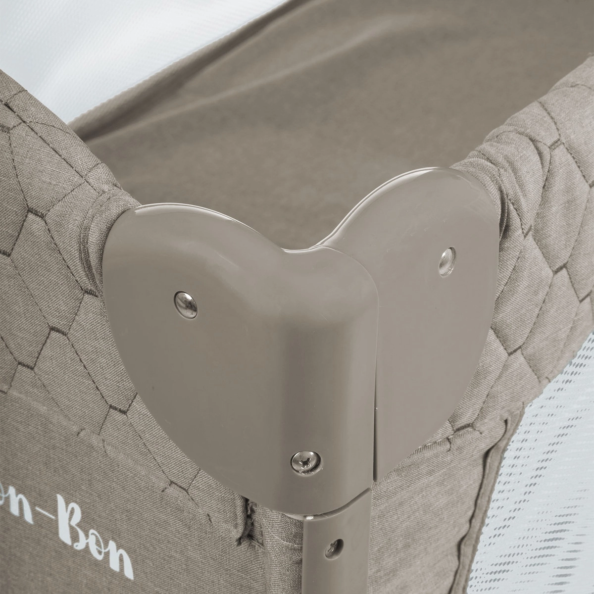 Манеж-кровать Indigo Bon-Bon, лен, приставной, 2 уровня Бежевый ynswm3q6w9blnmj73k0uo357sm9xvzq2