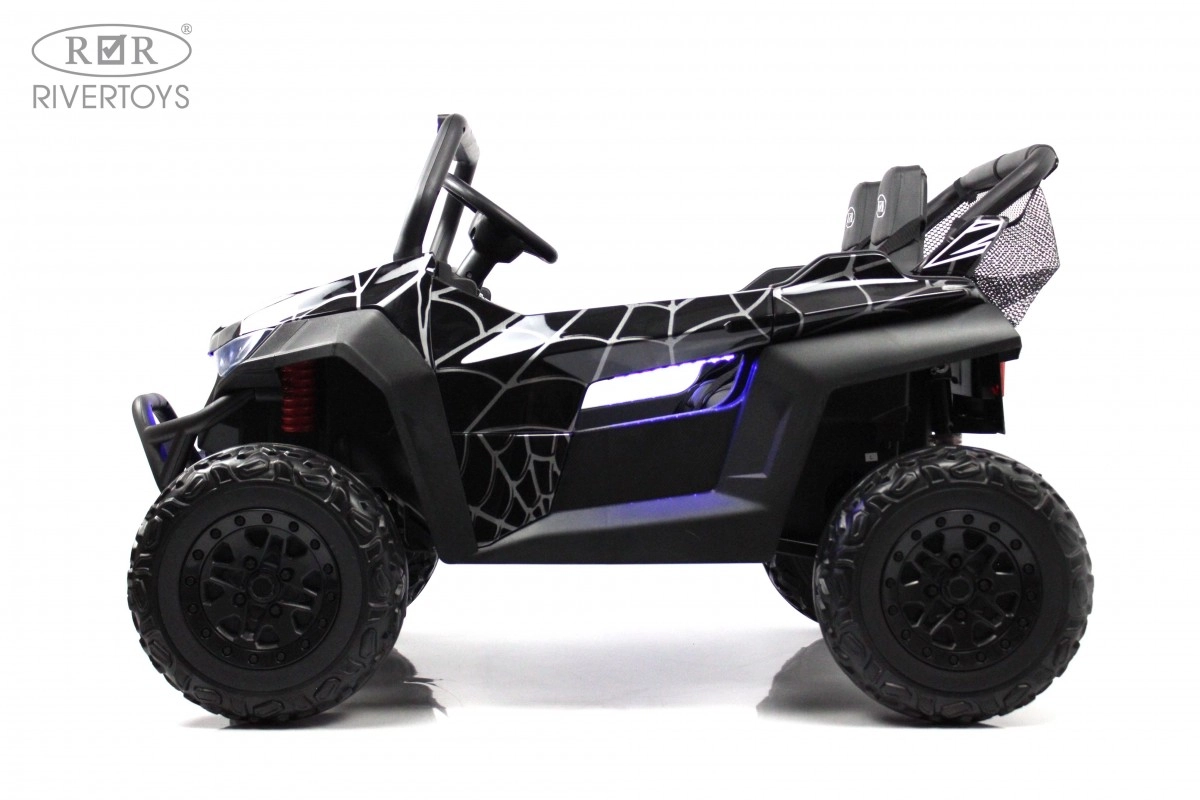 Детский электромобиль RiverToys T777TT 4WD черный Spider bxzfnexwqphqi0zhot6q2uuxv9lke3po