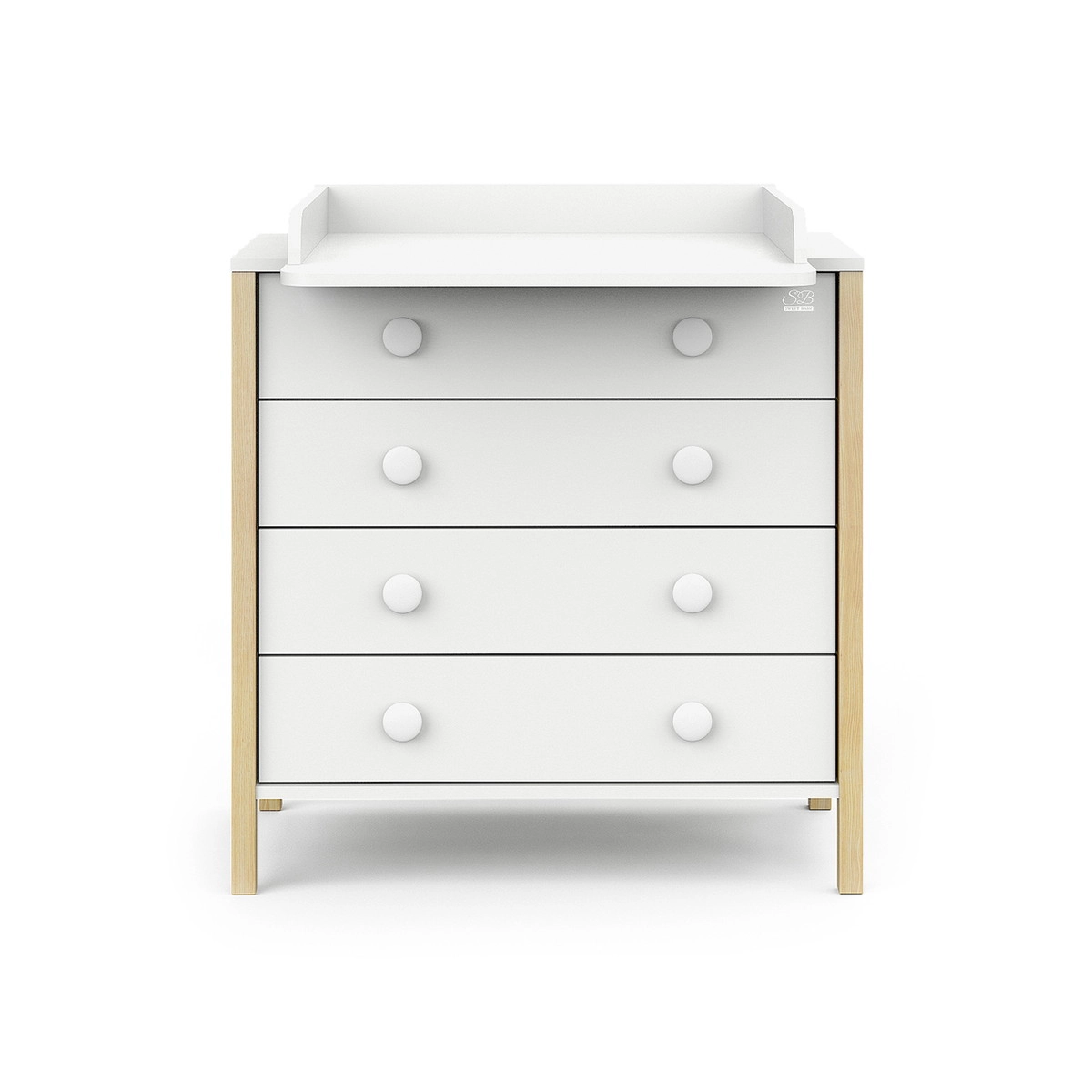Пеленальный комод Sweet Baby Giovanni Белый/Натуральный m2rz6inygkps67zs0tdijihbgcriyy2m