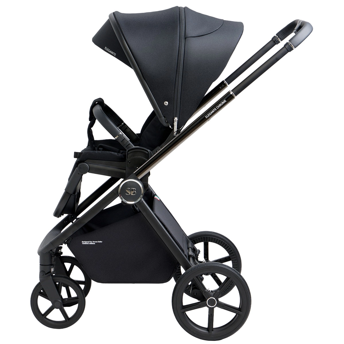 Коляска 2 в 1 Sweet Baby Elegante Chrome Black 8j8tfyqfpey4pqk2p9n30735le7l0nkv