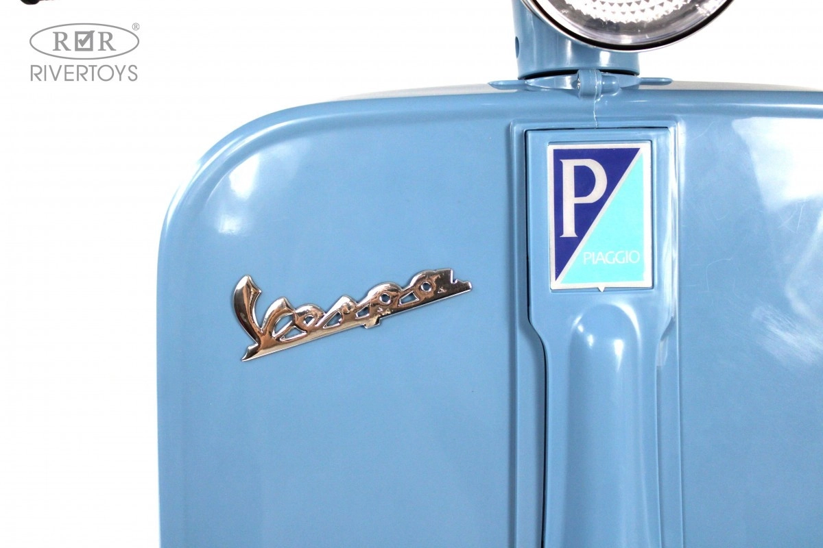 Детский электроскутер RiverToys VESPA M888MM синий 62wqjsnwrrw8udkkj4a58r4cm2pldkm0