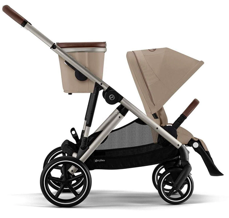 Прогулочная коляска Cybex Gazelle S TPE (Almond Beige с корзиной и дождевиком)