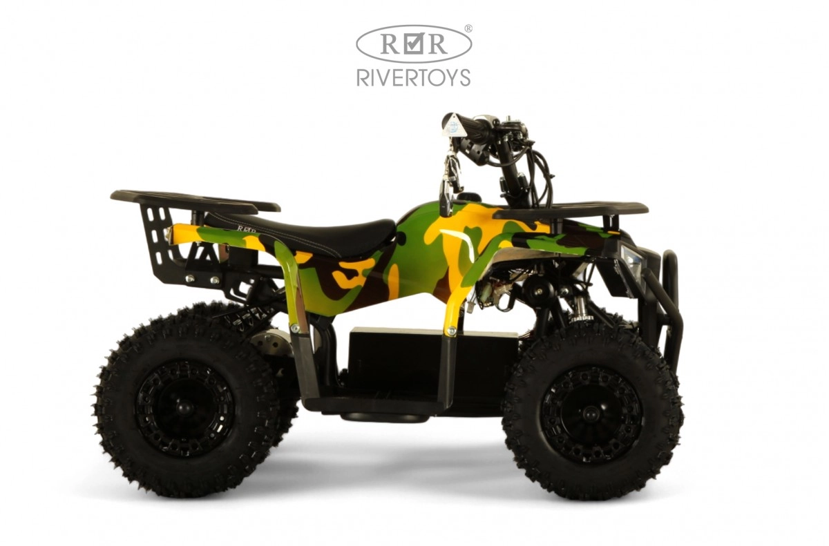 Детский электроквадроцикл RiverToys MIKA желтый камуфляж lyh4f2jas0j324t2rkqqg7hnynxixn8h