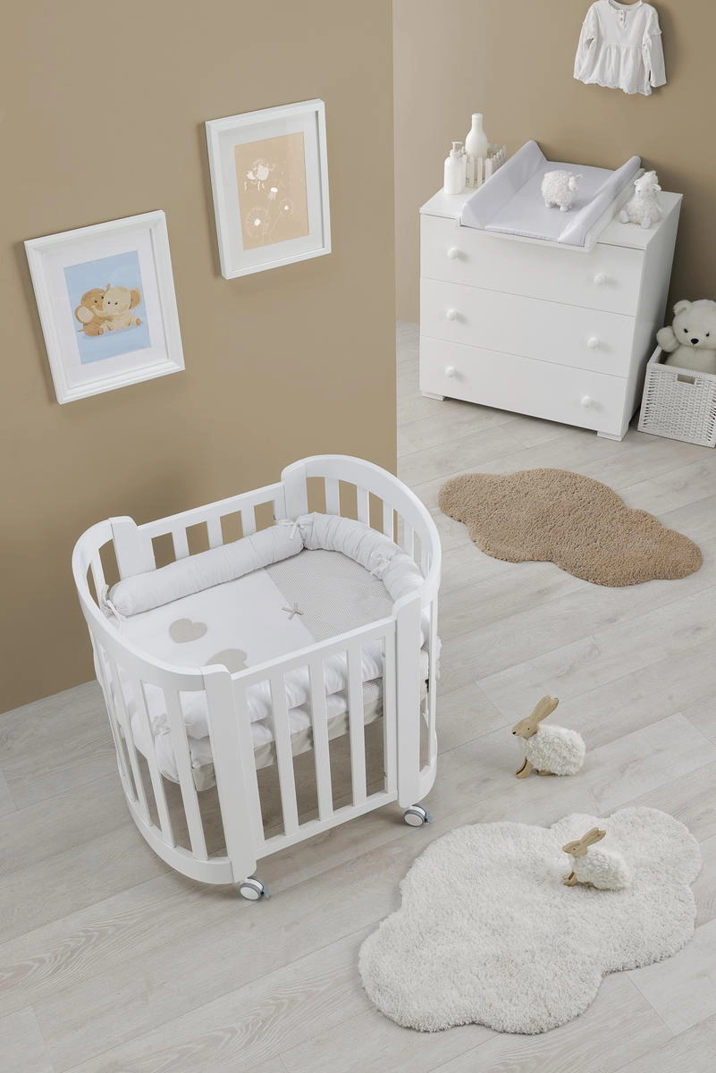 Детская кроватка Erbesi Sweet с матрасом Белый 78bpj75xvpnh74d80r0ug2j7k81mz60q