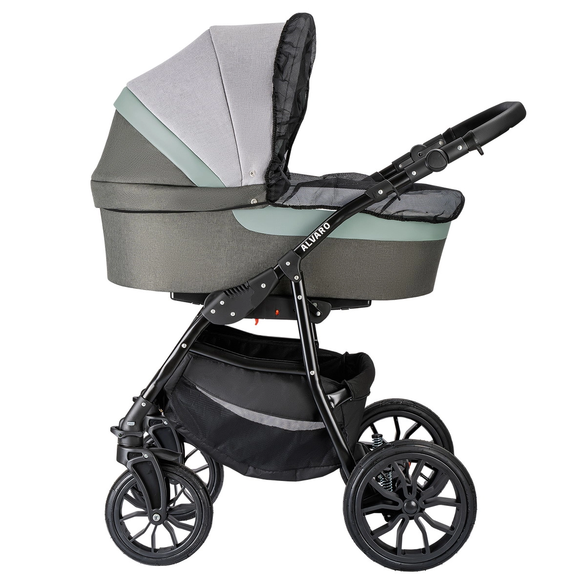 Коляска 2в1 Alis ALVARO т.серый+св.серый+шалфей кожа gvc9d86kw8exgnbmivwqyz1fl6vhzkz0