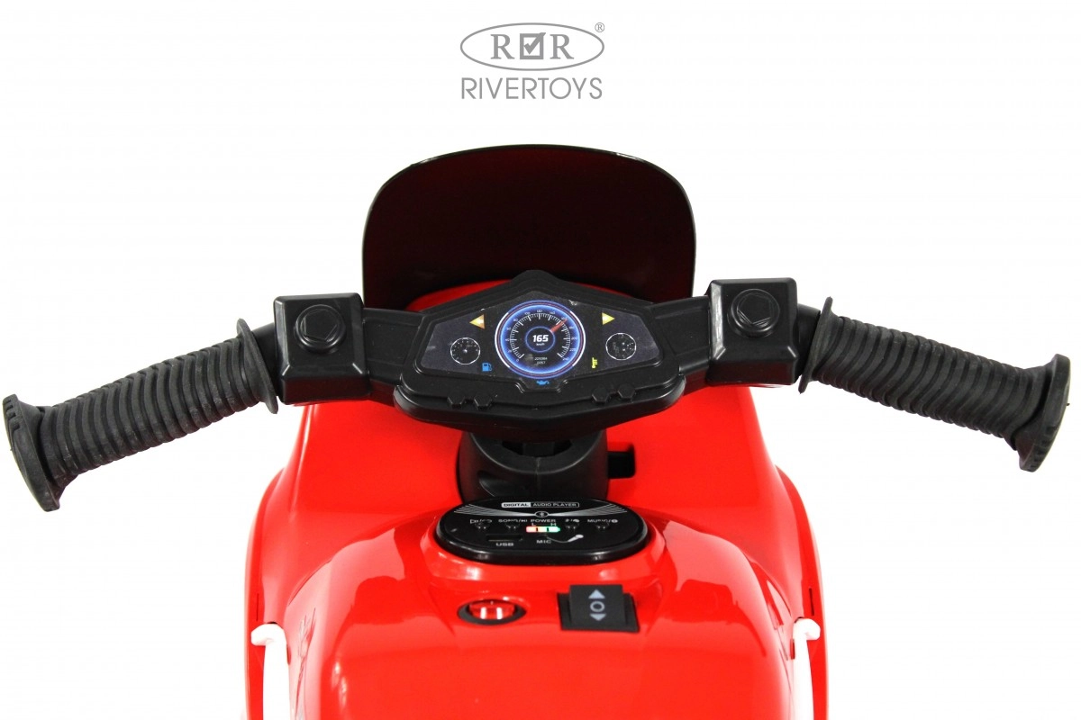 Детский электромотоцикл RiverToys G004GG красный 6bt3e1bgwsnjqbulwv1vq36eerq6uukx