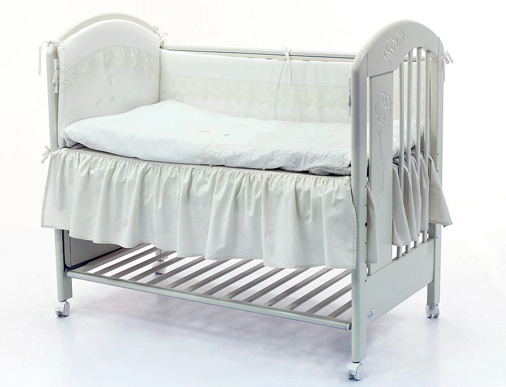 Простынь с воланом 120x60 Funnababy Крем 108101993-prostin-s-volanom-120x60-funnababy-krem