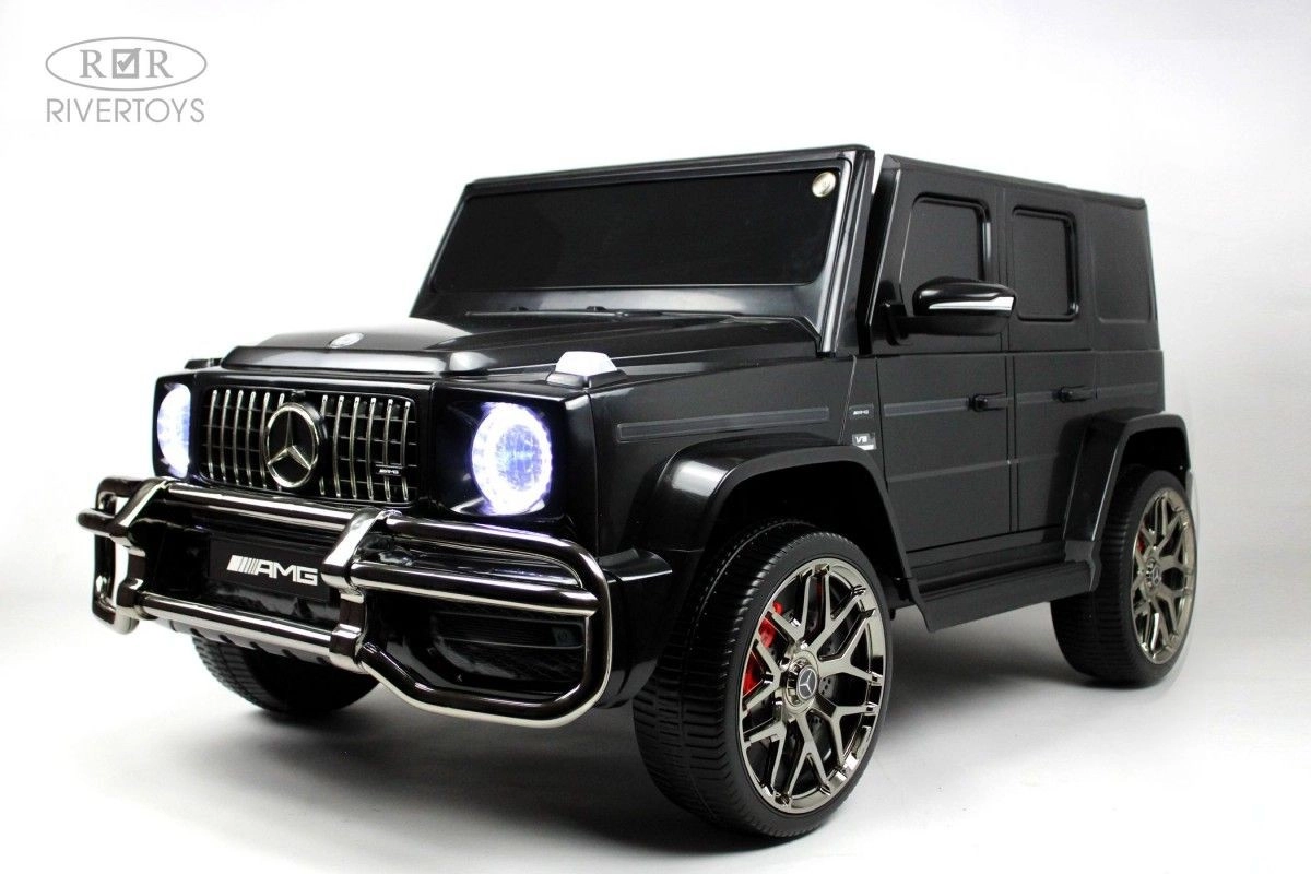 Детский электромобиль RiverToys Mercedes-AMG G63 (S307) черный t8p97d8wzu73d660hr1kqcbyaj2y41zx