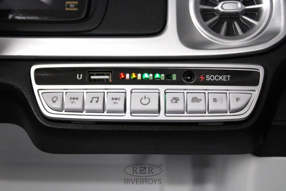 Детский электромобиль RiverToys Mercedes-AMG G63 4WD (S307) белый 0zz5xecsraijp7em5hh020385gfumuj2