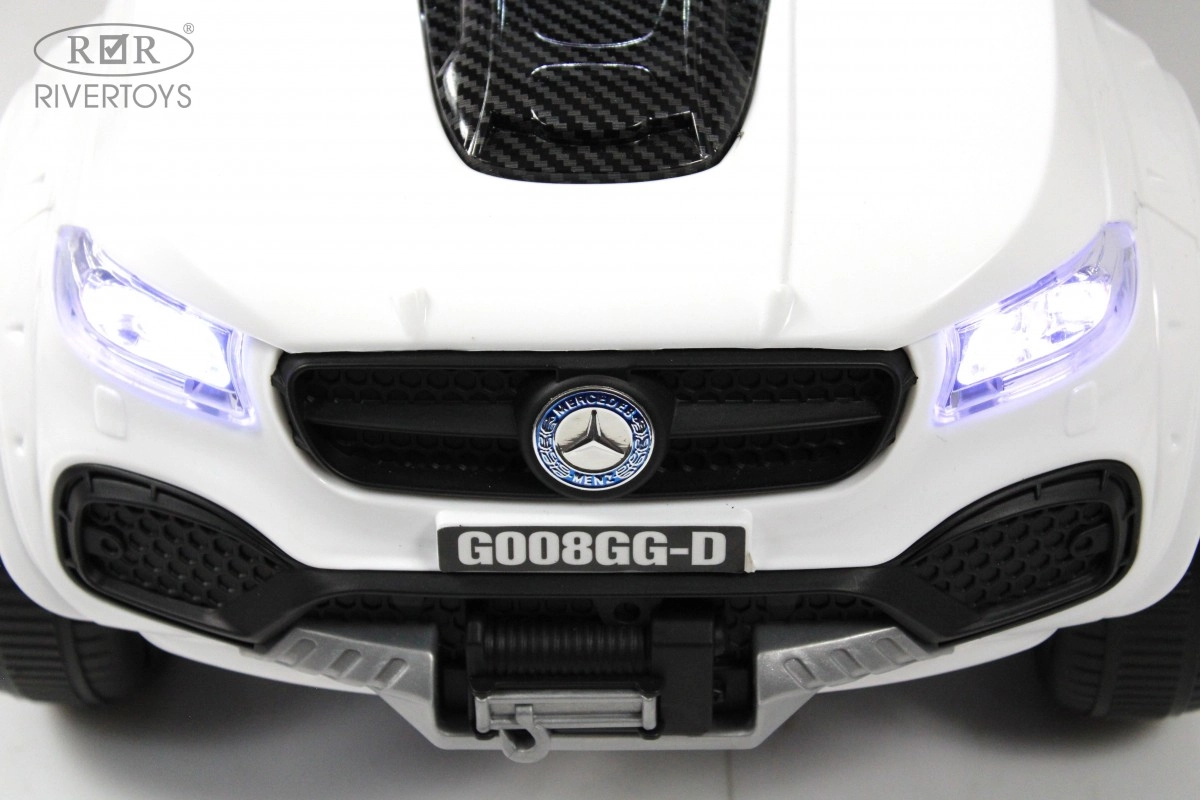 Детский электромобиль RiverToys G008GG-D белый tbmel5yygxff3cx45j5pdi12e6opp4se