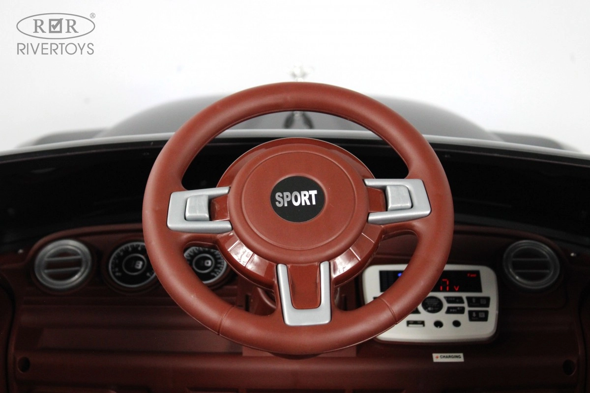 Детский электромобиль RiverToys K111PX черный глянец wmk7st5wubzogd70jdjh1kamiouo34is