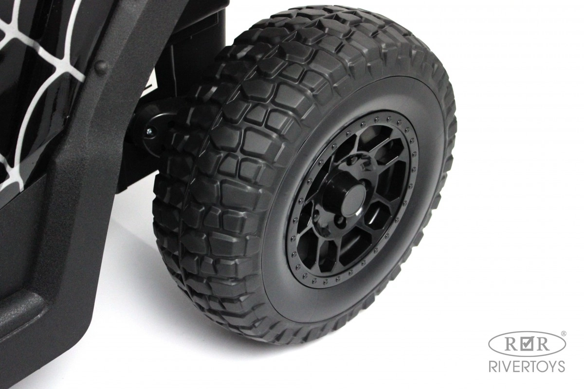 Детский электромобиль RiverToys Buggy P333PP черный Spider a1szluqm3suagcj2h0az23glxp7j6fld