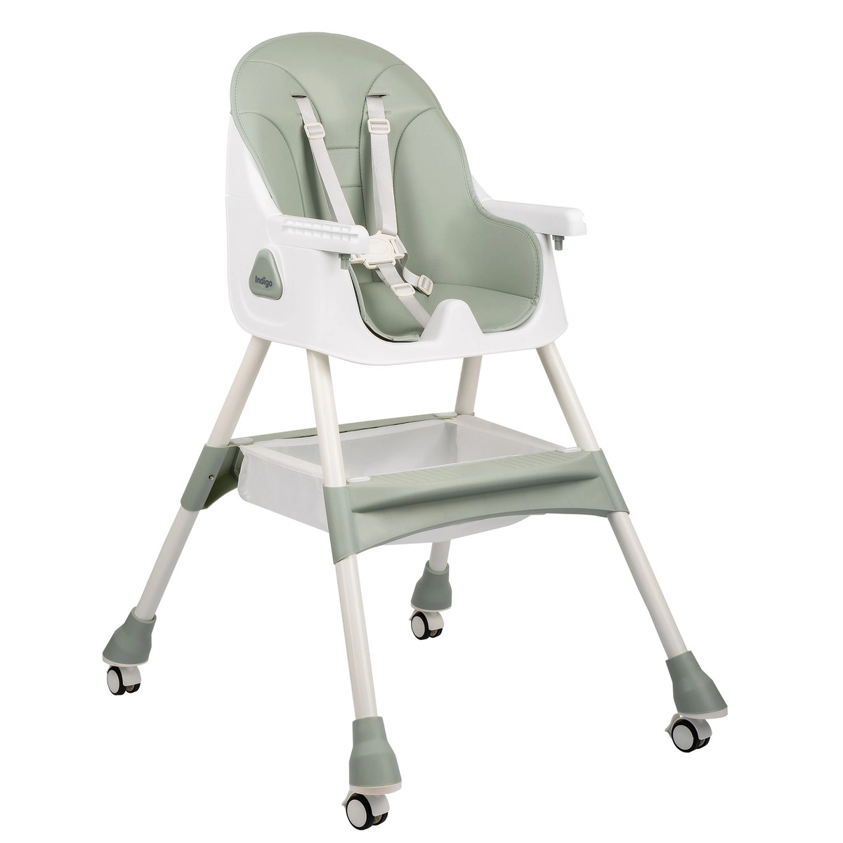 Стульчик для кормления Indigo Corn зеленый-серый v2uxldv6ik6vse9y8ca3idwgn1l64a5n