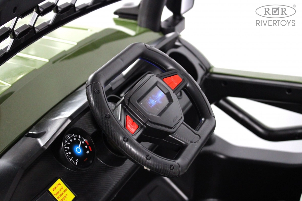 Детский электромобиль RiverToys М888БХ зеленый b0akca7oakwr4c71c93to3bavvfqdph0