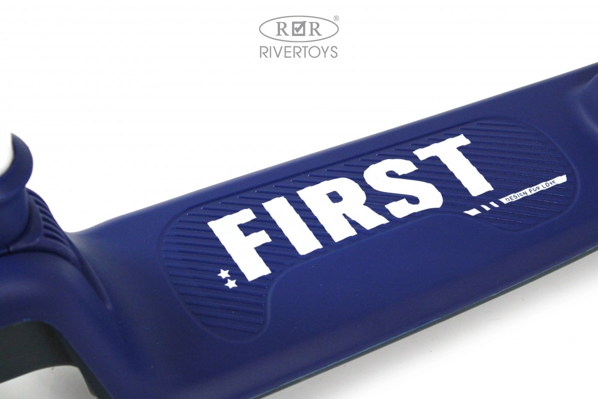 Детский самокат RiverToys HB-T-ONE темно-синий qtz0zuwg8q6684mn12edona23h5db33k