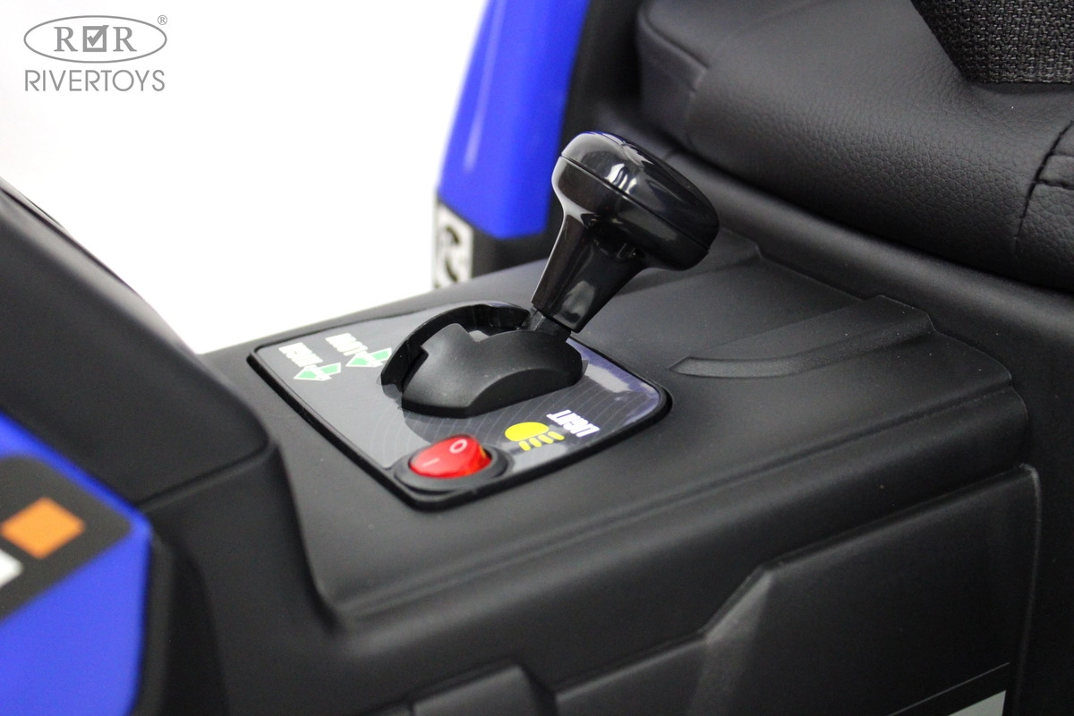 Детский электромобиль RiverToys Трактор H444HH синий cztqchtctnkx215yjiwzfavugpz0a0vq