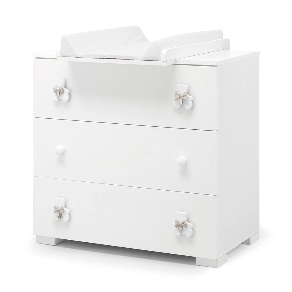 Тумба Erbesi Dudu 3 ящика Белый/Песочный 0cw48ka0v01p9vd2s0bhppgtageca40i