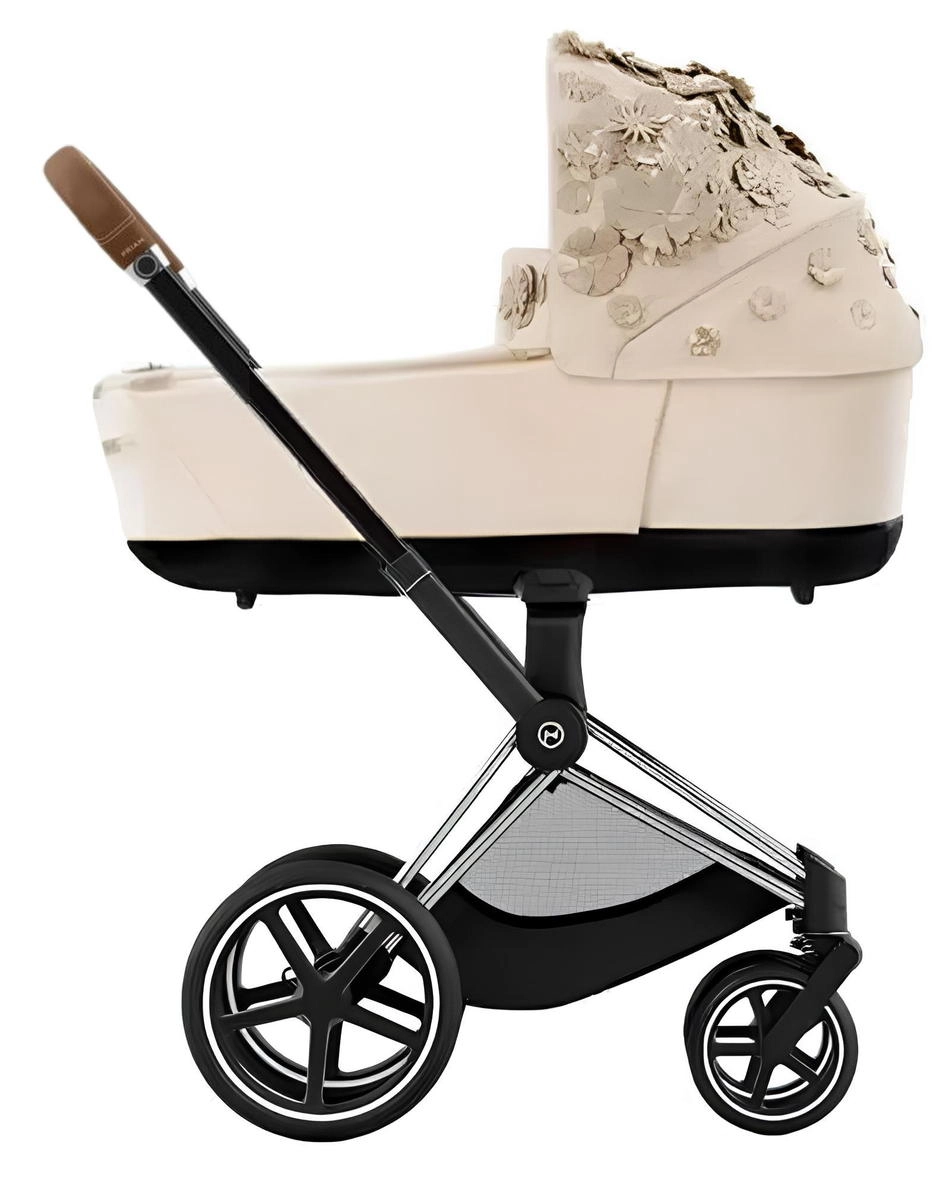 Коляска 2 в 1 Cybex Priam IV (шасси Chrome Brown) Simply Flowers Nude Beige by8glu1w7rsh5vt1mlcrlgzzl771y5k8
