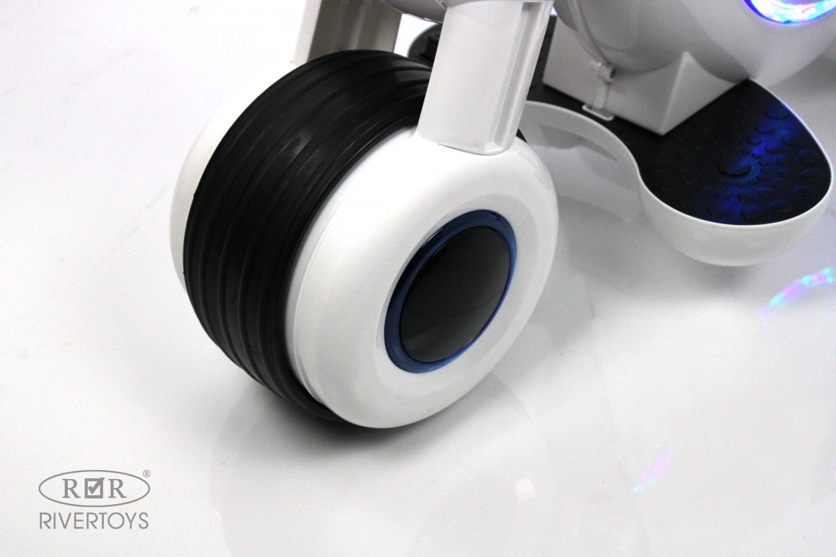 Детский электромотоцикл RiverToys Мoto HL300 белый 11lsr0mk38rp7n963650ddl8e84p05cm