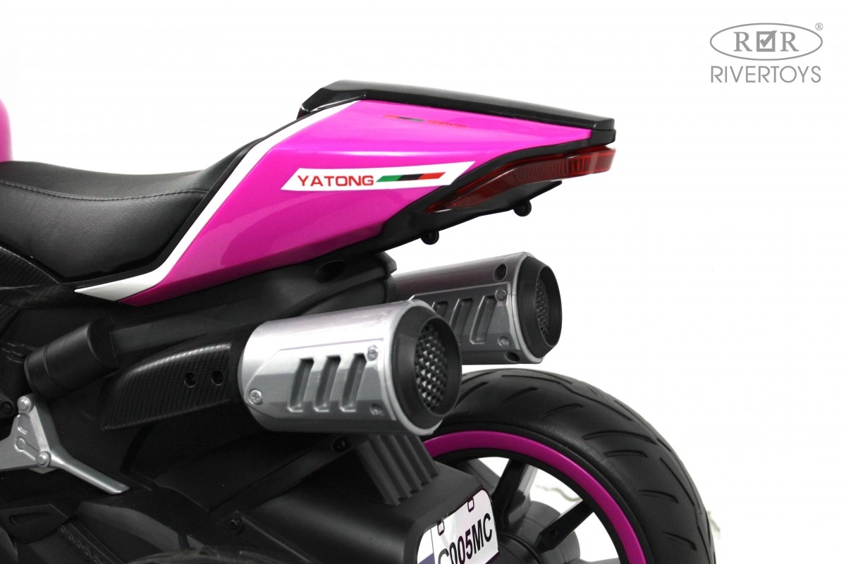 Детский электромотоцикл RiverToys C005MC розовый 4j7e07n1x2byfrvsrz3gghcj70ghmwdg