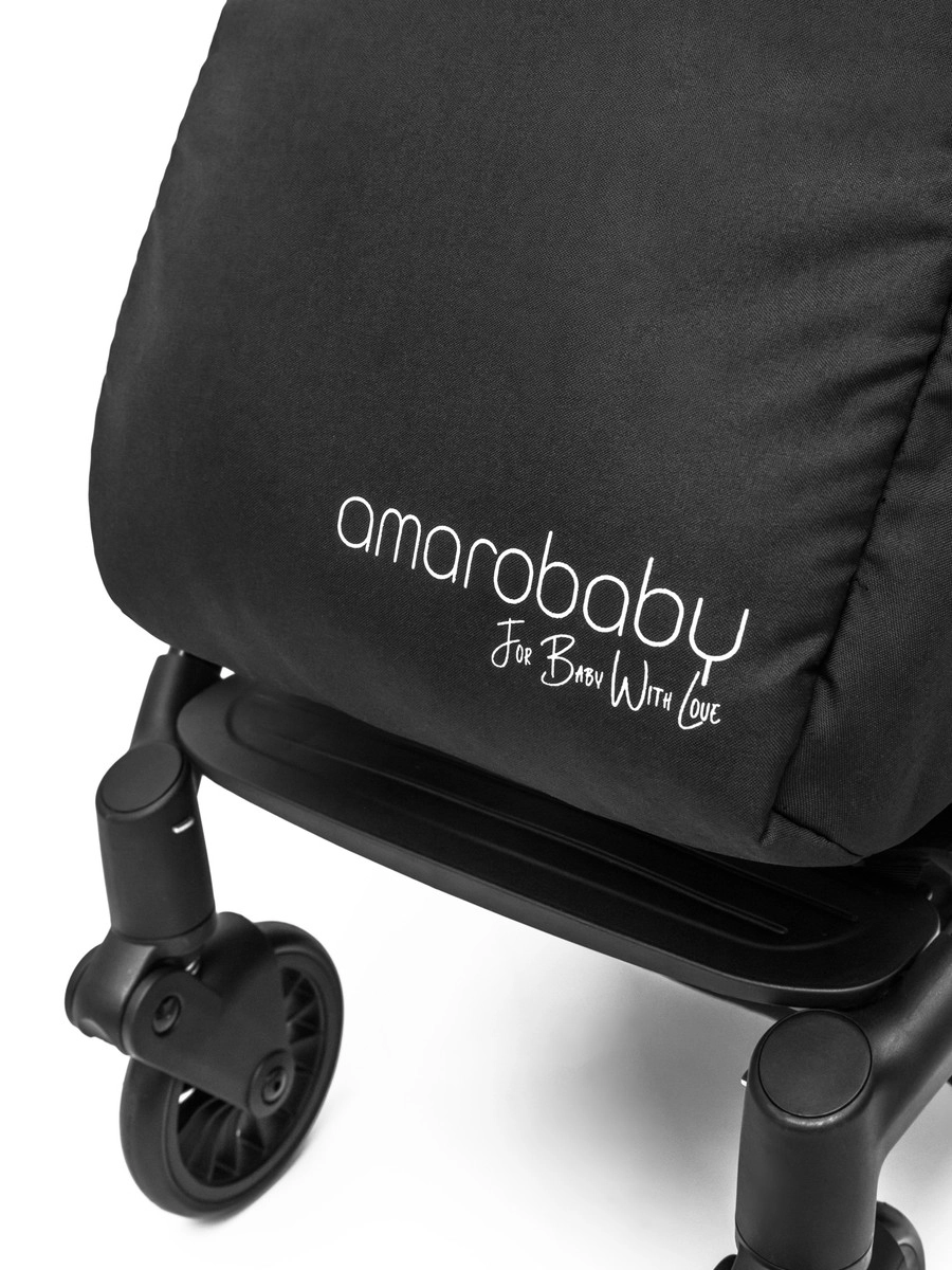 Прогулочная коляска Amarobaby Voyager Черный l2q41a8gdu050ihfpxua4eb7li9y9f7c