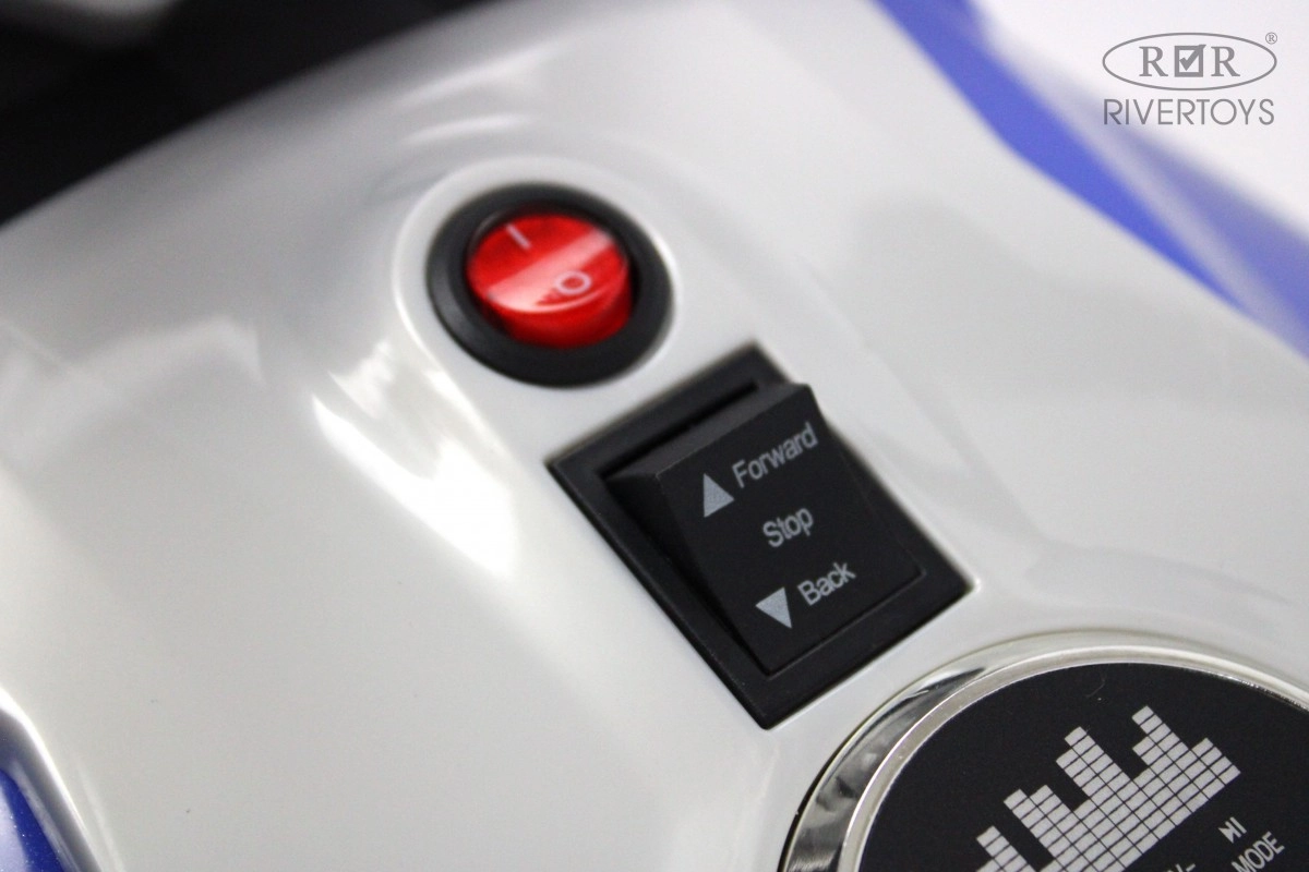 Детский электротрицикл RiverToys Z333ZZ синий qt7skcvisnfswq477usx230asjayd9to