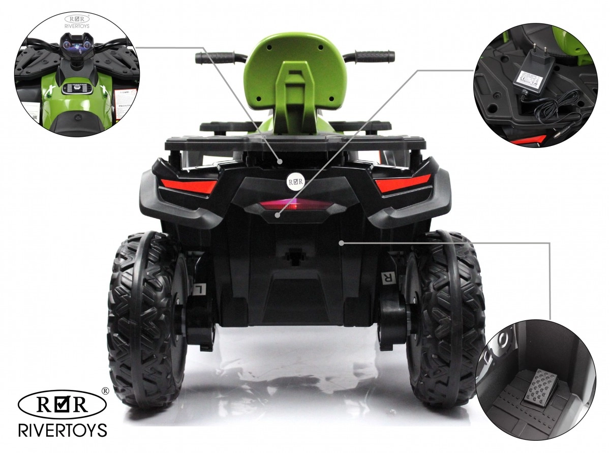 Детский квадроцикл RiverToys T001TT 4WD зеленый h9ibirz38bsl78cbl94jy7lbawvvdv7z