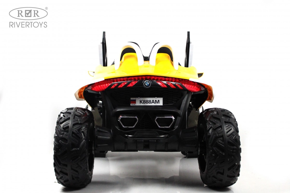 Детский электромобиль RiverToys K888AM желтый ro2rd56r33uc0g13mxet583m3njxis65