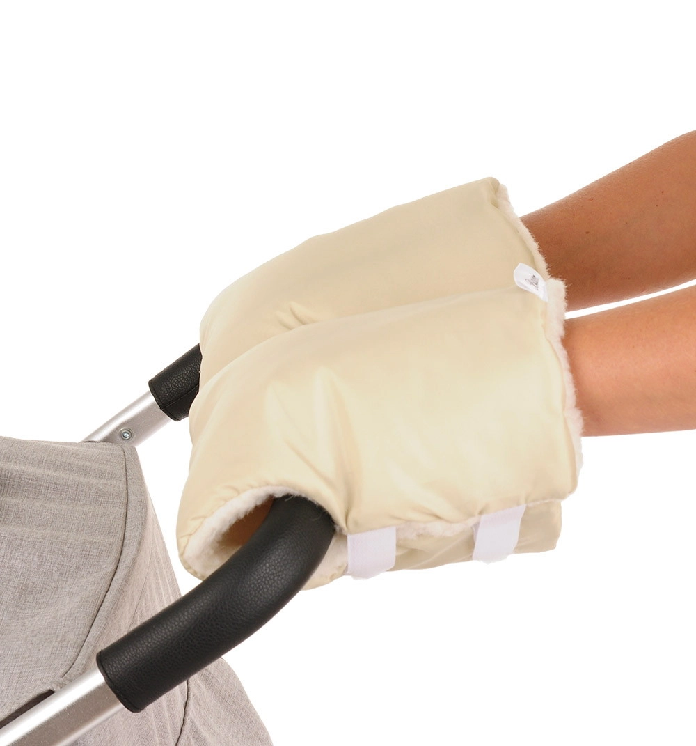 Муфта-варежки Bambola Лайт на липучках шерстяной мех,плащевка Бежевые jshnh3kh5p9hzmquu7kqmiczrbun8xdn